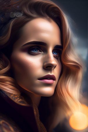 WonderPix: Uma Encantadora Senhora Medita Melancólicamente Entre as Nuvens