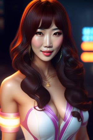 WonderPix: 우아하고 매력적인 소녀