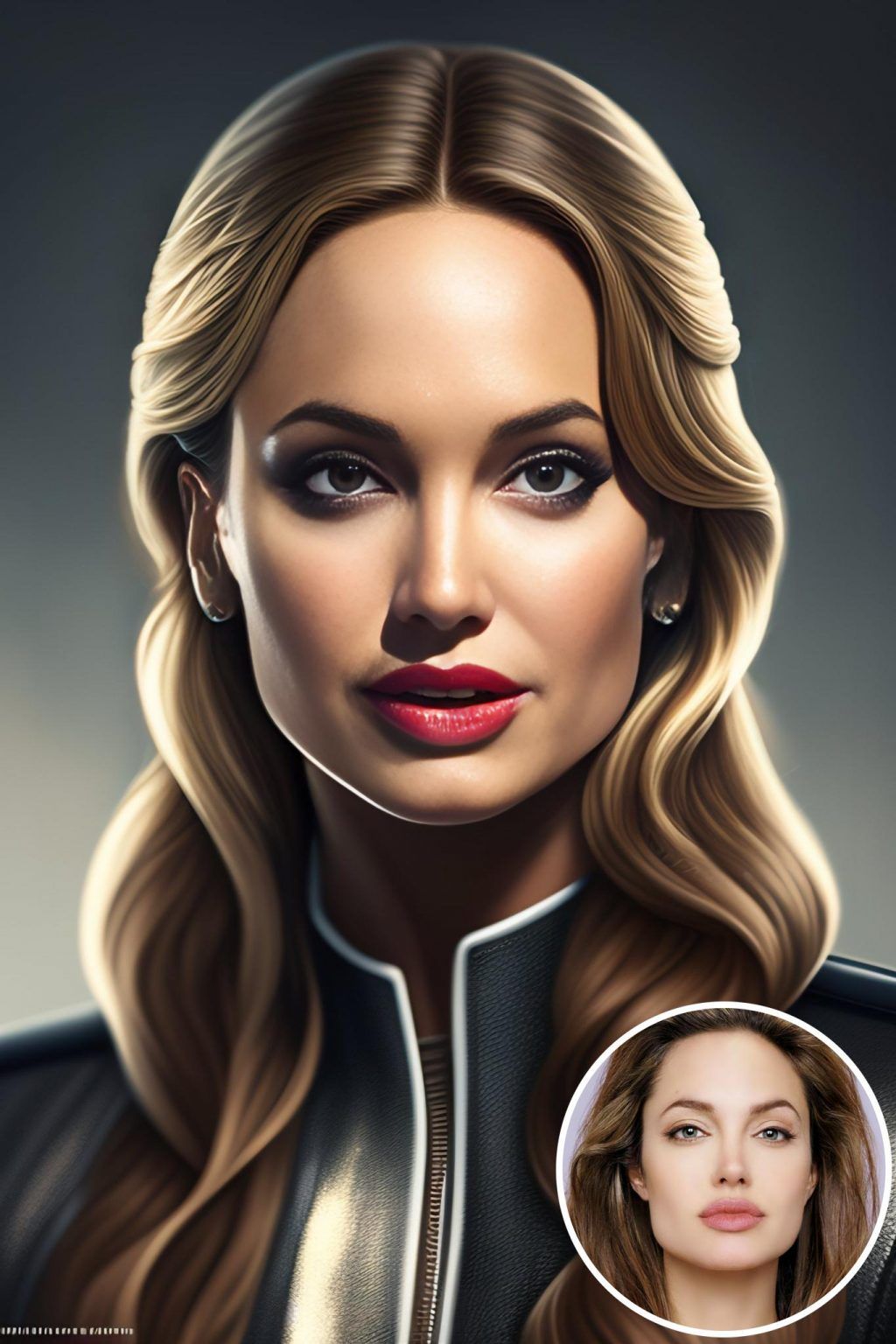 WonderPix: Seorang pemimpi pemberontak muncul, meyala dan berani | Sample: Angelina Jolie