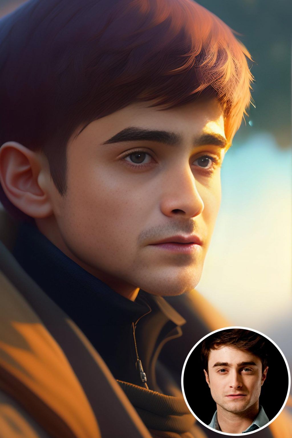 WonderPix: Seorang seniman imajinatif menemukan inspirasi dalam khayalan fantastis | Sample: Daniel Radcliffe