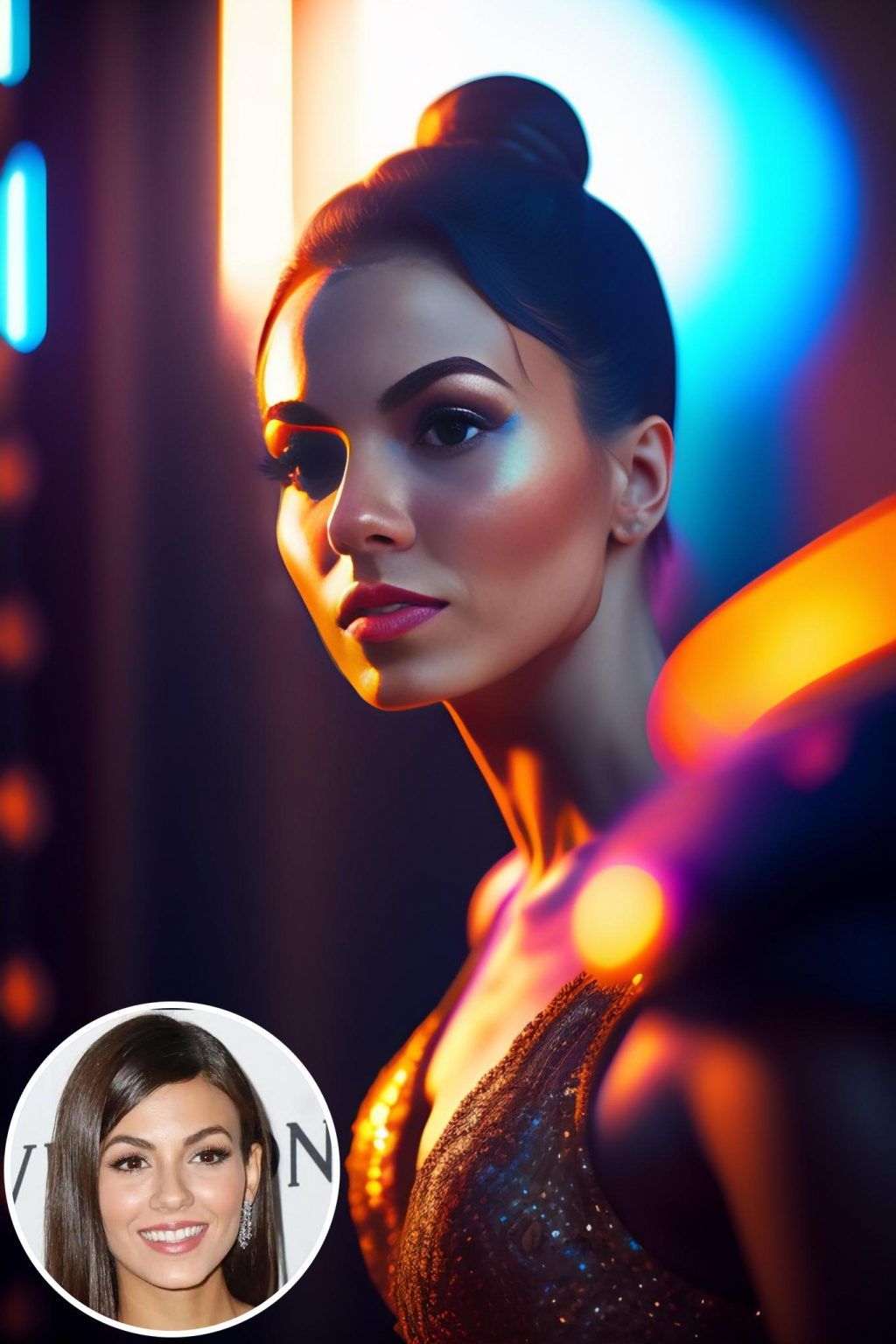 WonderPix: Uma Elegante Bailarina Gira numa Paisagem Futurista de Sonho | Sample: Victoria Justice