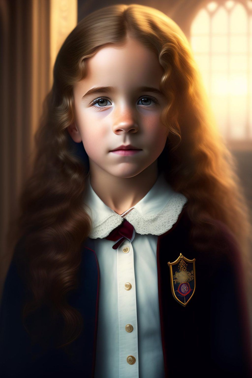 WonderPix: Hermione sin trabas: una visión de brillantez juvenil