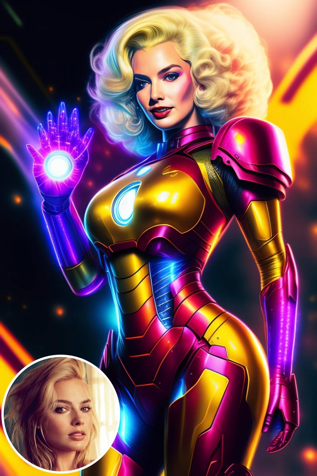 WonderPix: Une vision enchanteresse commande des forces cosmiques | Sample: Margot Robbie