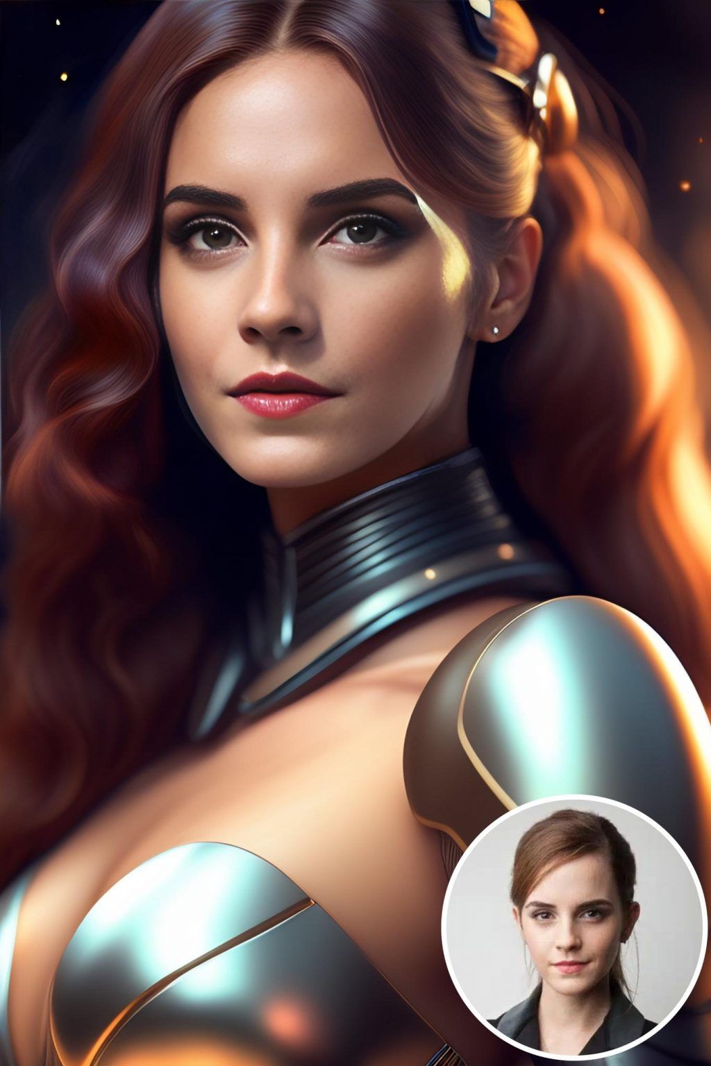 WonderPix: An exquisite android dreams wistfully | Sample: Emma Watson