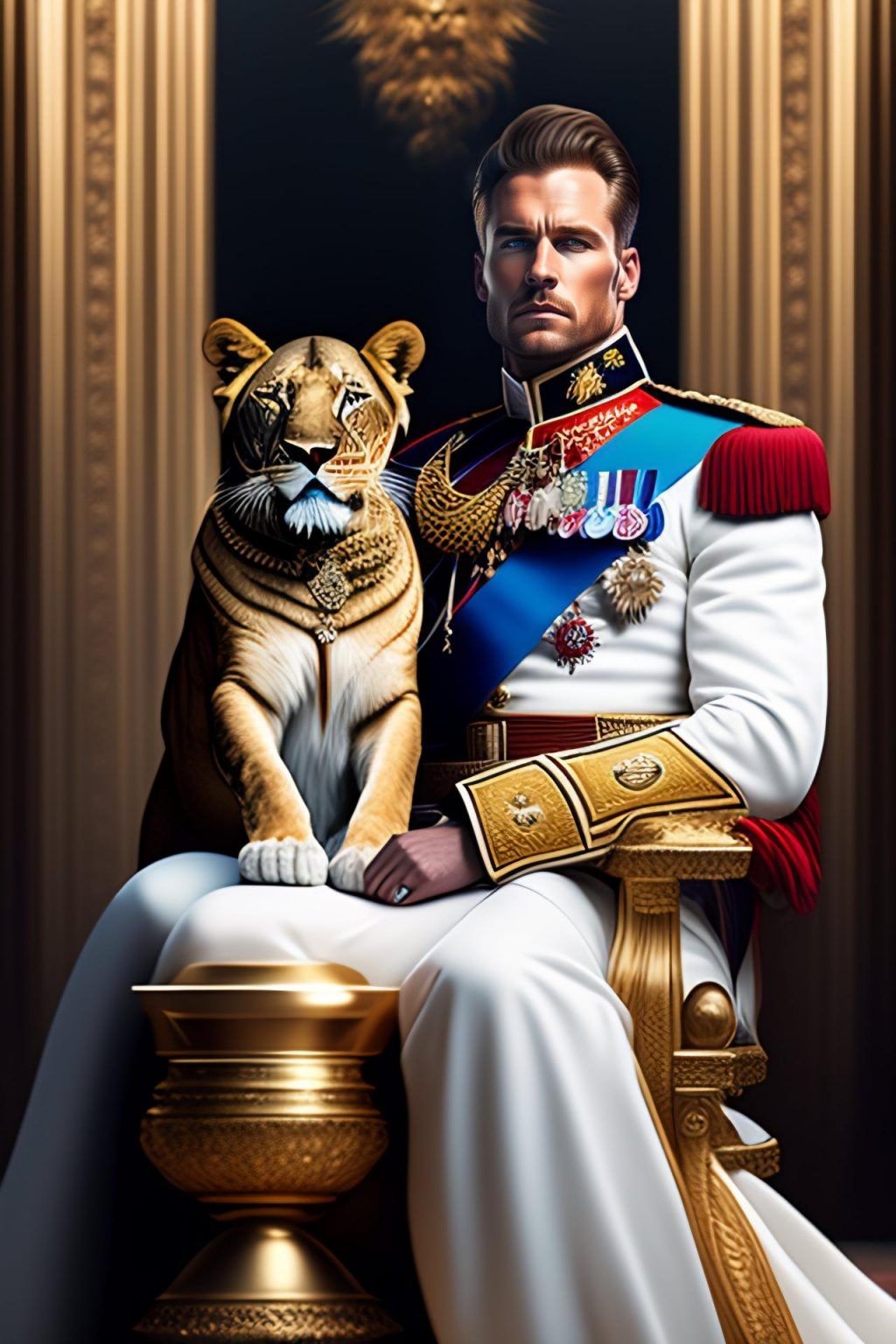 WonderPix: A proud king rules his kingdom with valor and might