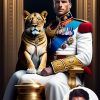 WonderPix: A proud king rules his kingdom with valor and might | Sample: Tom Cruise