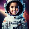 WonderPix: An intrepid girl explorer boldly goes on an adventure among the stars