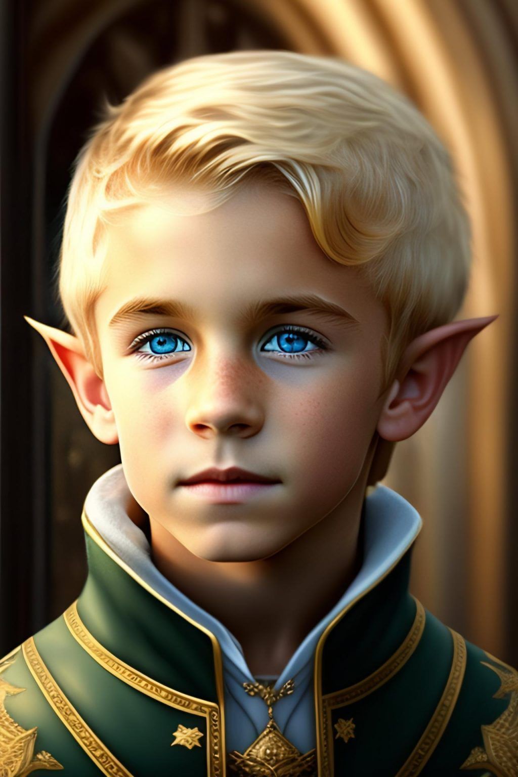 WonderPix: A Spirited Elven Lad: Adventure Calls to Youthful Wanderlust