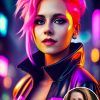 WonderPix: A rebellious dreamer awakens in a neon world | Sample: Kristen Stewart