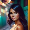 WonderPix: Seorang Gadis Anggun Berdiri dengan Cantik di Permukiman Kumuh | Sample: Margot Robbie