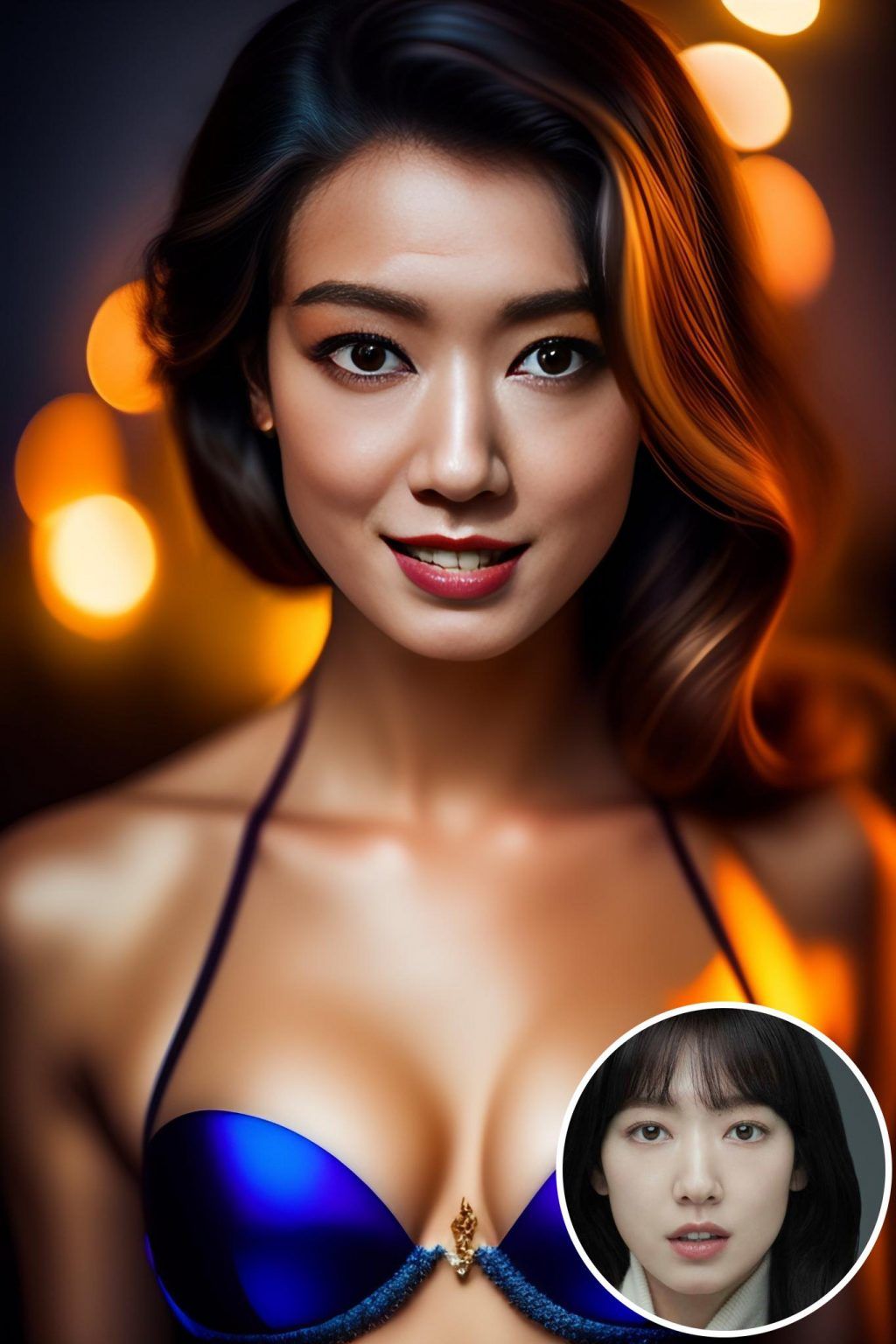 WonderPix: An Alluring Vision in Lingerie Awaits Her Closeup | Sample: Park Shin-Hye