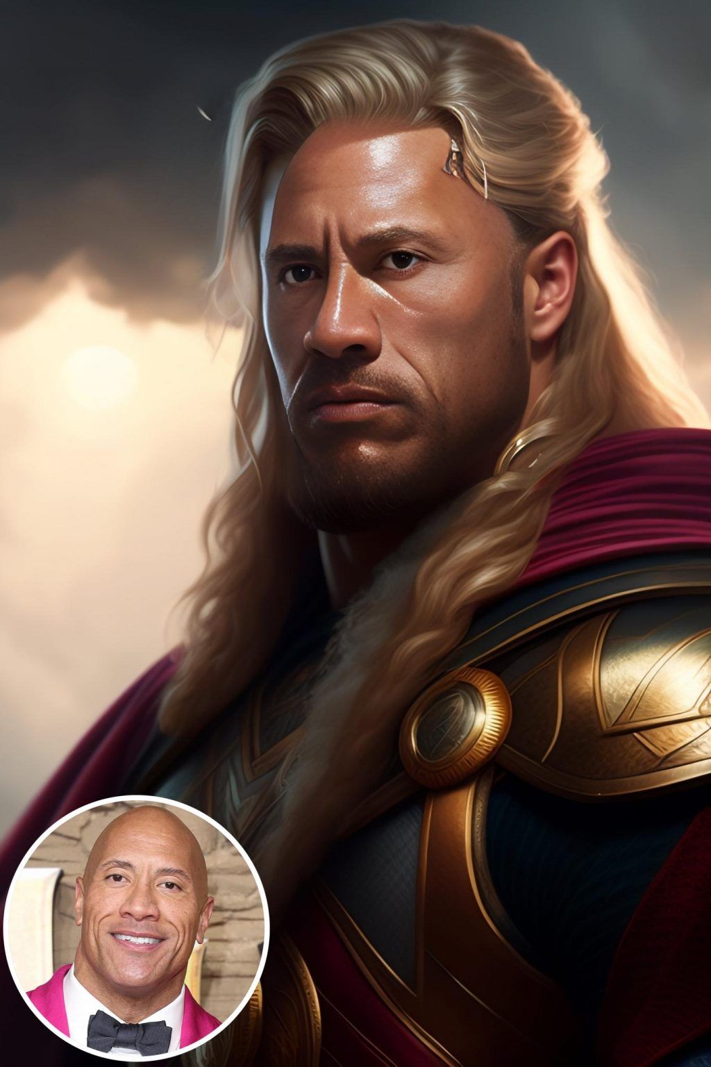 WonderPix: Le dieu du tonnerre triomphant: un portrait de gloire | Sample: Dwayne Johnson