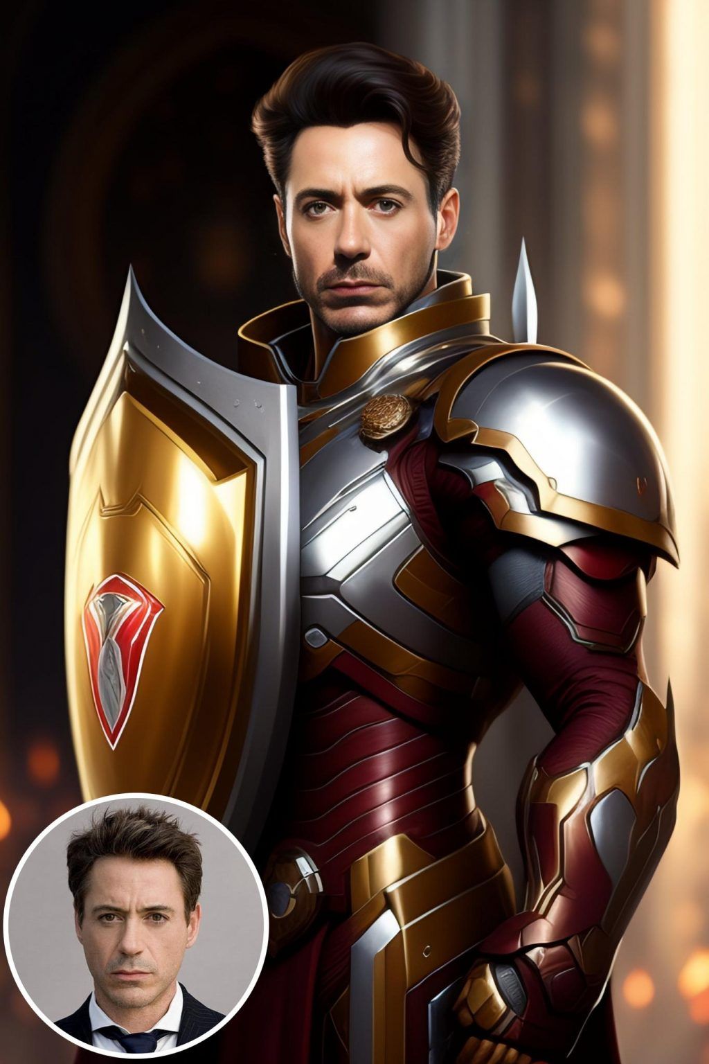 WonderPix: 단호한 수호자는 긴 감시 기간 동안 굳건히 서 있다. | Sample: Robert Downey Jr