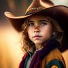 WonderPix: Eine freigeistige Cowgirl genießt das Geschenk der Natur