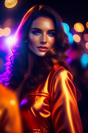 WonderPix: Seorang gadis yang penuh semangat berkilau setelah gelap