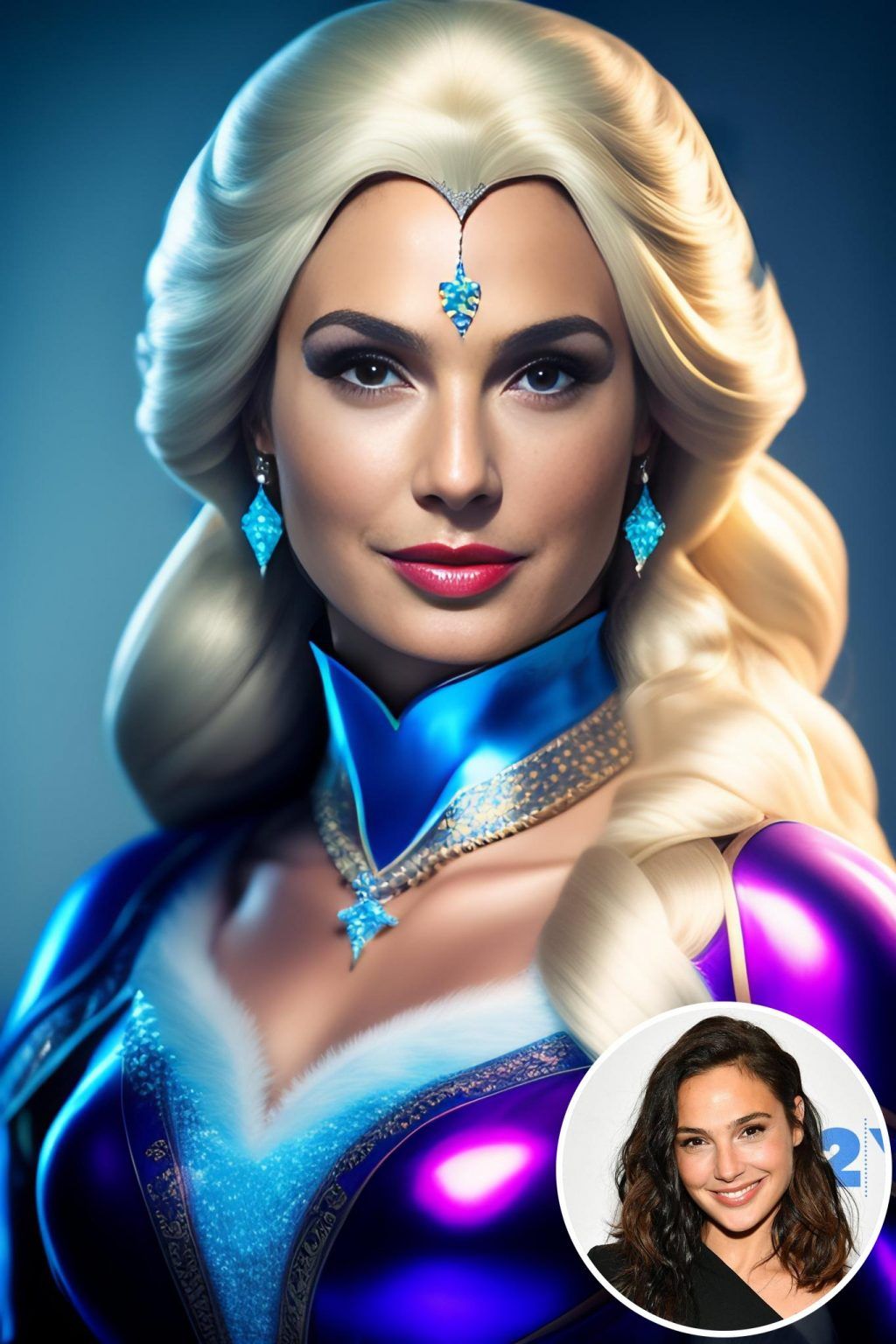 WonderPix: A delightful snow queen awakens wintry dreams | Sample: Gal Gadot