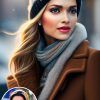 WonderPix: Eine raffinierte Frau strahlt Ruhe aus in der Umarmung des Winters | Sample: Deepika Padukone