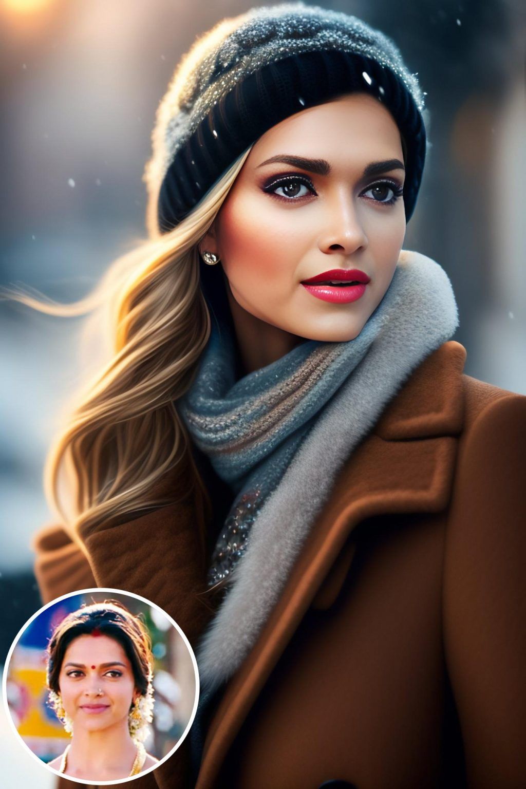 WonderPix: Una mujer sofisticada irradia aplomo en el abrazo del invierno | Sample: Deepika Padukone