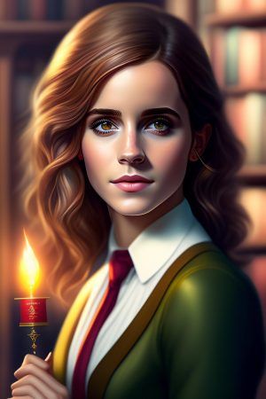 WonderPix: Seorang Hermione yang Penuh Semangat Menginspirasi Keajaiban Sihir