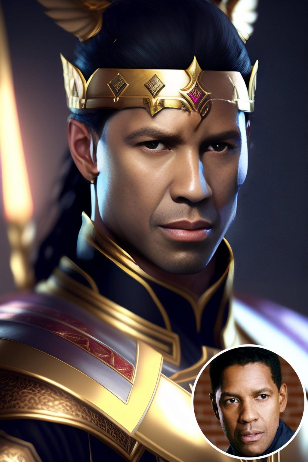 WonderPix: A valiant archer defends the kingdom | Sample: Denzel Washington