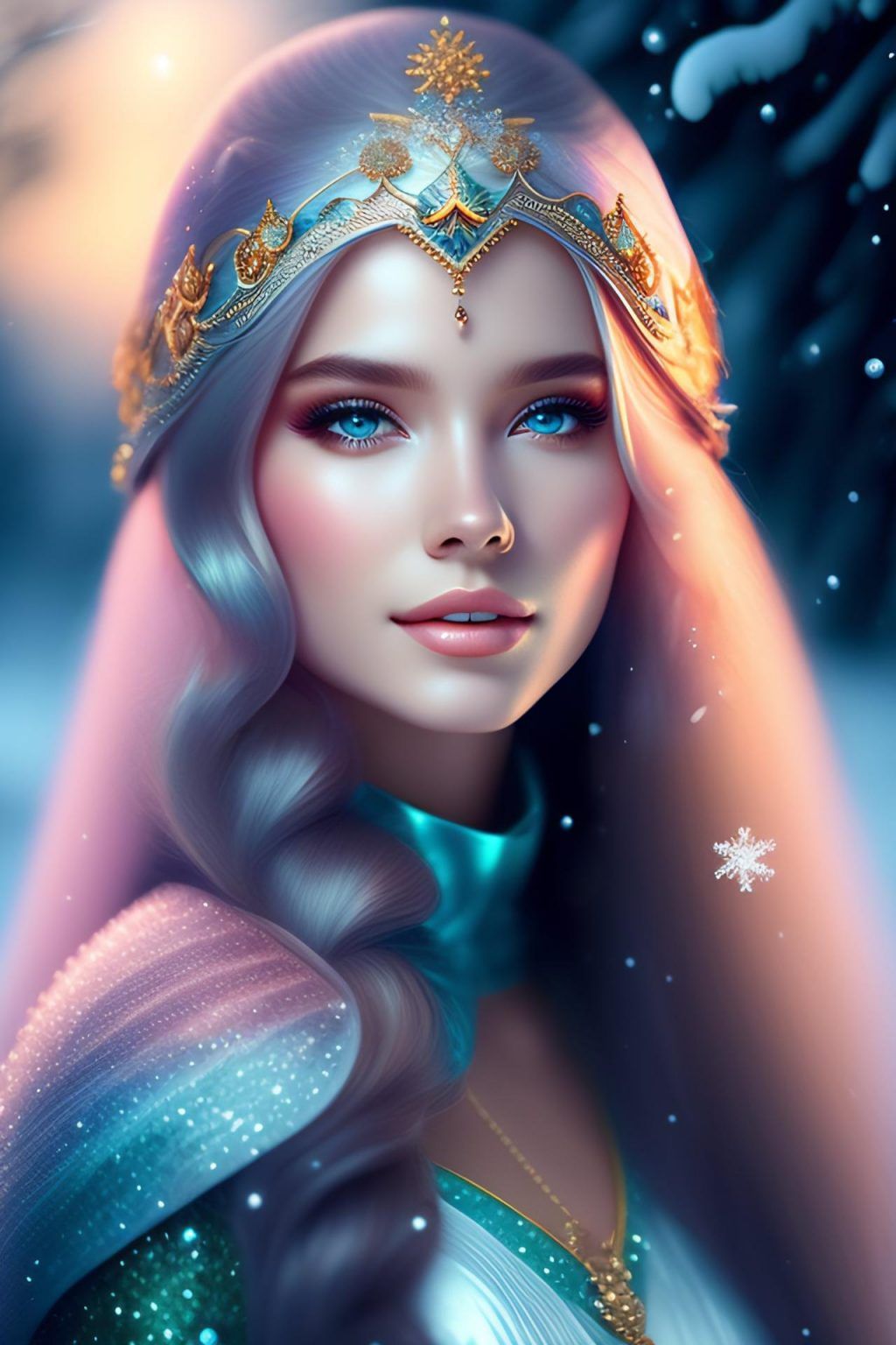 WonderPix: Une princesse des neiges enchanteresse apporte de l'émerveillement au monde gelé