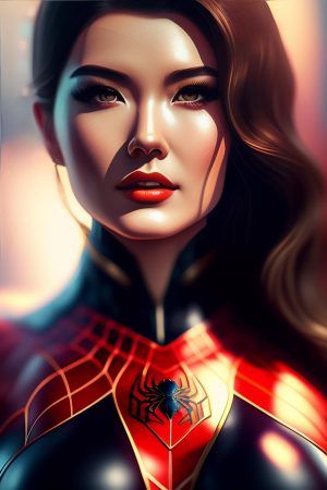 WonderPix: Un'affascinante supereroina affascina con la sua grazia e la sua potenza