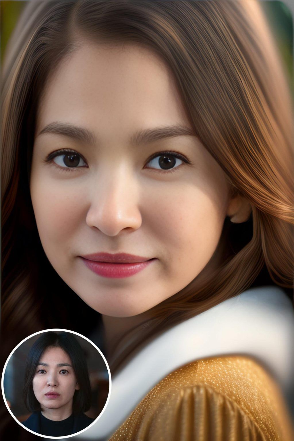 WonderPix: A Cherubic Visage Radiates Innocent Delight | Sample: Song Hye-Kyo