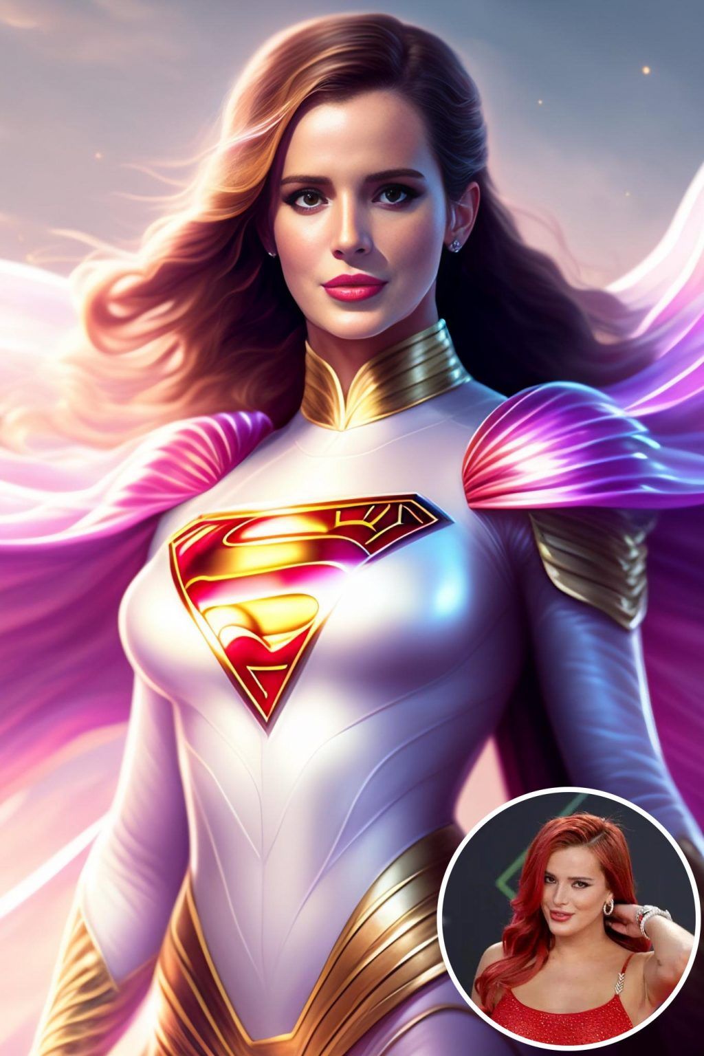 WonderPix: An ethereal enchantress arises celestial with seraphic grace | Sample: Bella Thorne