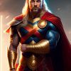 WonderPix: An enchanting god of thunder wields legendary power with grace