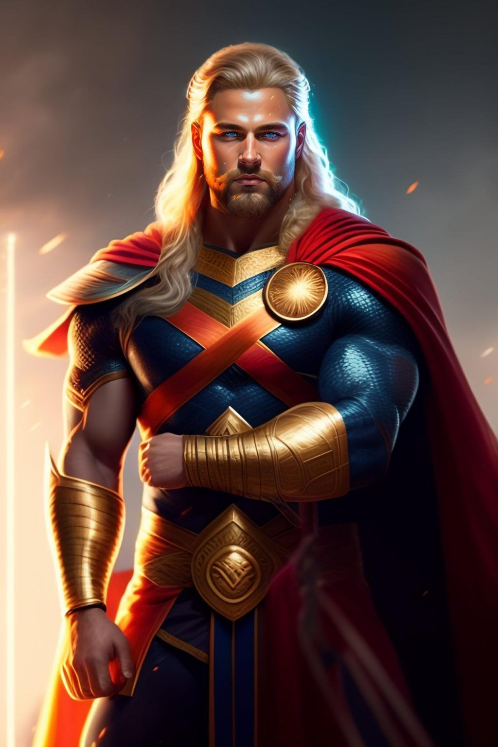 WonderPix: An enchanting god of thunder wields legendary power with grace