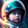 WonderPix: A cheerful cherub floats in the starry sky | Sample: Macaulay Culkin