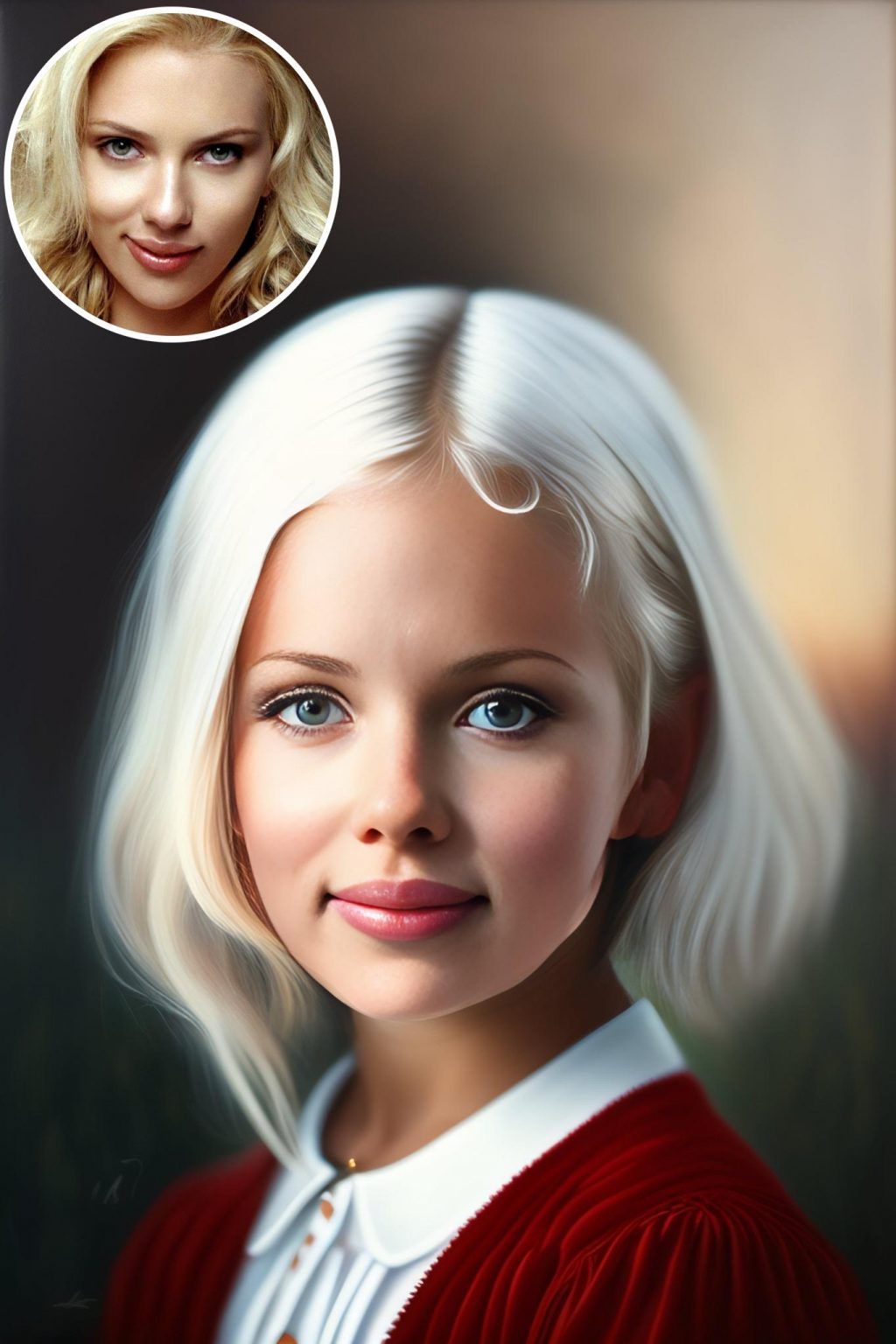 WonderPix: Las caprichosas ideas de una soñadora de cabello plateado | Sample: Scarlett Johansson