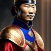 WonderPix: 勇ましい武士が古代中国での戦いのために準備する