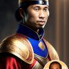 WonderPix: 勇ましい武士が古代中国での戦いのために準備する | Sample: Tyga