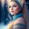 WonderPix: Une princesse charmante danse dans la neige