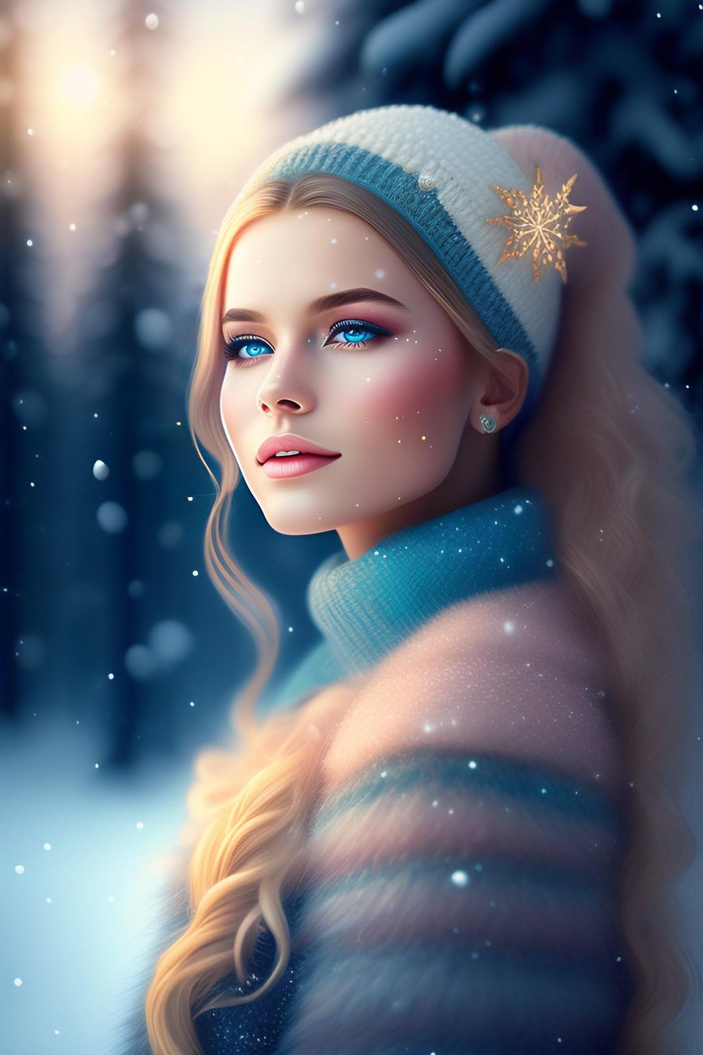 WonderPix: An Enchanting Princess Dances in the Snow