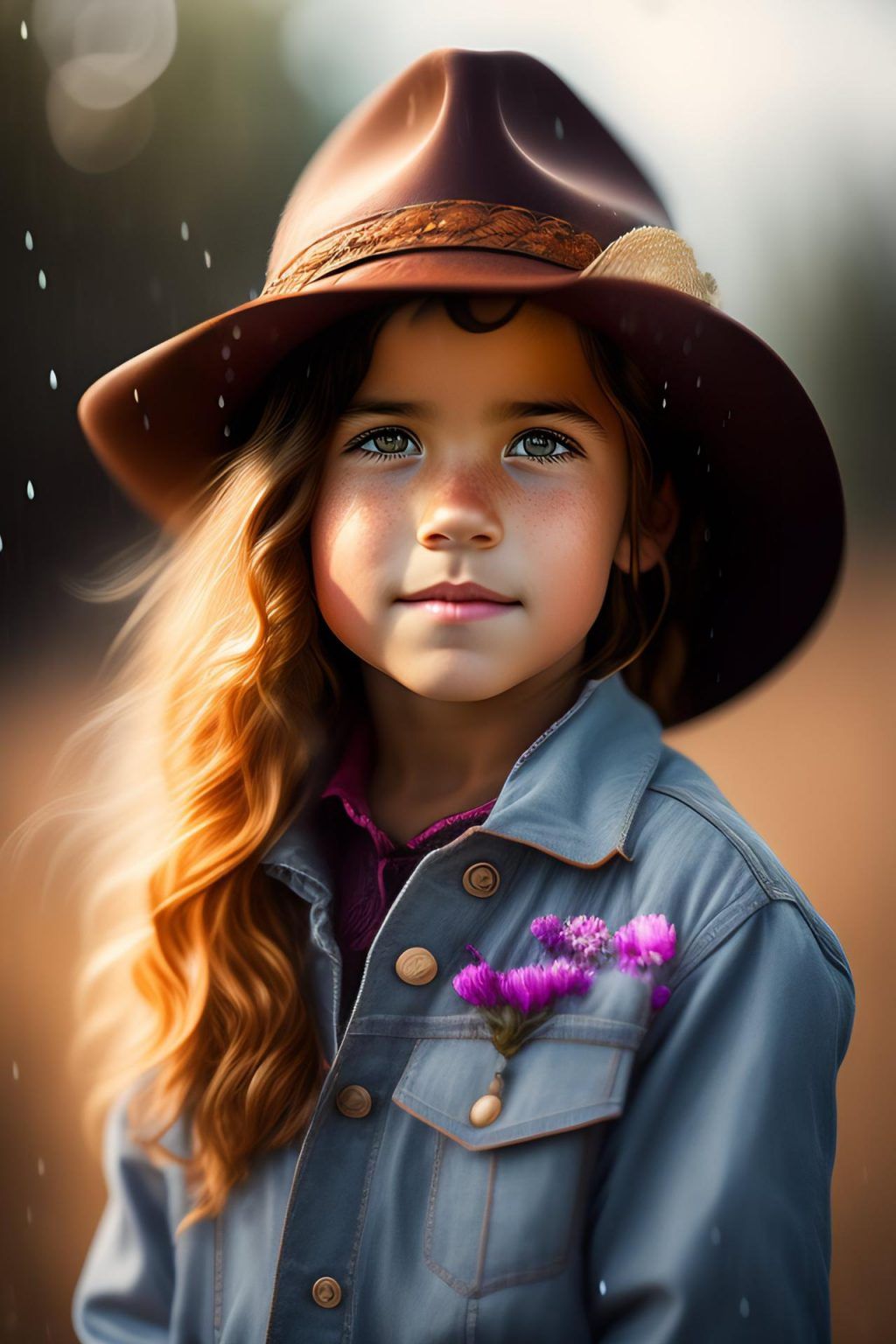 WonderPix: A cheerful cowgirl finds joy even in the rain