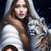 WonderPix: Una serena reina de las nieves encuentra consuelo en una tierra maravillosa de invierno | Sample: Angelababy